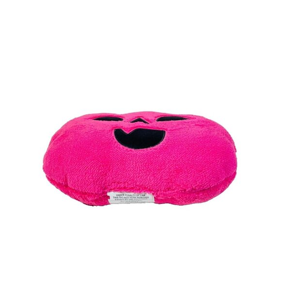 Hyde & EEK! Faux Shearling 16" Halloween PUMPKIN Throw Pillow Pink - Picture 4 of 7